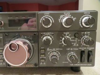 Kenwood TS - 830S Vintage Tube Hybrid Ham Radio Transceiver SN 4100115 PRISTINE 12