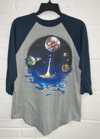 Vintage Elo 1981 Time Tour Electric Light Orchestra Concert T - Shirt Medium M