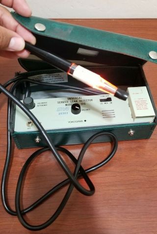 Vintage Universal Service Leak Detector Modle H - 10g.  Mar 25303 Yokogawa.