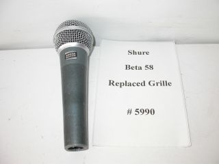 Shure Beta 98 W/ Replaced Grille Vintage 5990