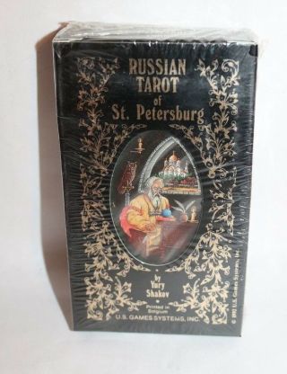 1st Edition Vintage 1992 Russian Tarot Of St Petersburg By Yury Shakov