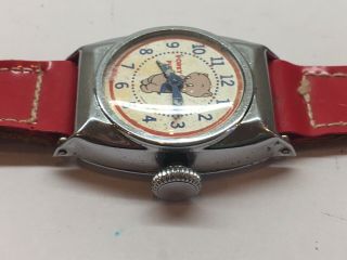 Vintage 1940s Porky Pig Wrist Watch Boxed Looney Tunes Warner Bros Ingraham Rare 6