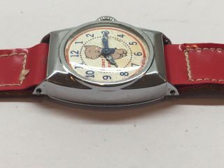 Vintage 1940s Porky Pig Wrist Watch Boxed Looney Tunes Warner Bros Ingraham Rare 7