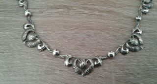 Fabulous Arts & Crafts Bernard Instone Silver Necklace 2