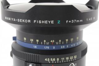 Rare Near Mamiya Sekor Fisheye Z 37mm f4.  5 For RZ67 From Japan F/S 1323 10