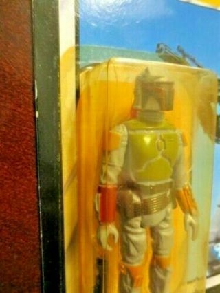 Boba Fett VIntage ROTJ Return of the Jedi 77 back MOC figure Star Wars AFA? 3