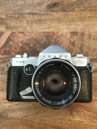 Vintage Sears Tls 35mm Slr Film Camera
