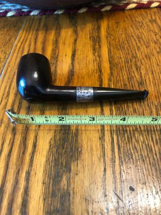 RARE VINTAGE SILVER Loewe/L & Co Briar TOBACCO SMOKING PIPE 2