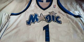 Orlando Magic Vtg Authentic Tracy Mcgrady Champion Jersey Size 52