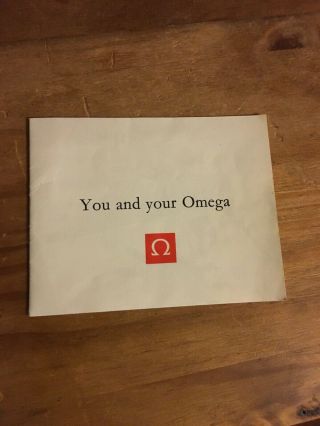 Vintage ‘you And Your Omega’ Booklet (15)