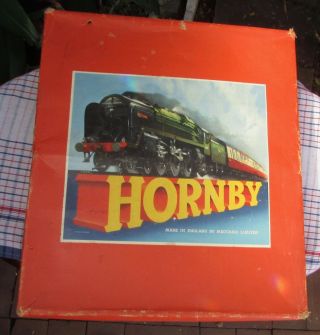 Vintage Hornby Train Goods Set No 50 Clockwork O Gauge Boxed