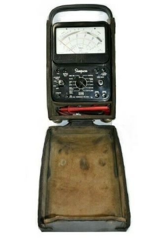 Simpson Electric Volt Ohm Millammeter Model 260 Series 8 Multimeter with Case 3
