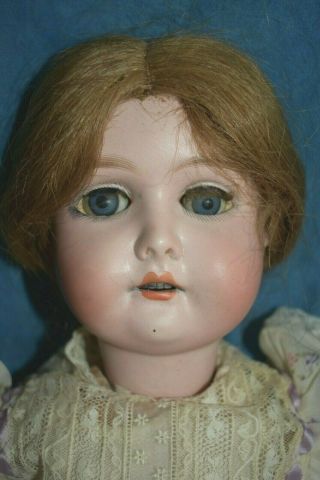 Antique SPECIAL GERMANY Blue Sleepy Eye Bisque Porcelain Composition 26 