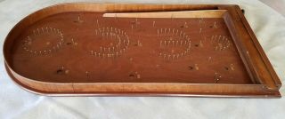 Bagatelle Traditional Wooden Crafted Tabletop Pinball Game Kid ' s Toys & Gift ' s 4