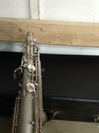 Vintage Conn Chu Berry Eb Alto Saxophone Silver Saxophone In 10