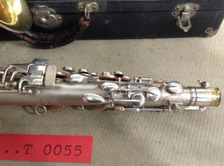 Vintage Conn Chu Berry Eb Alto Saxophone Silver Saxophone In 11