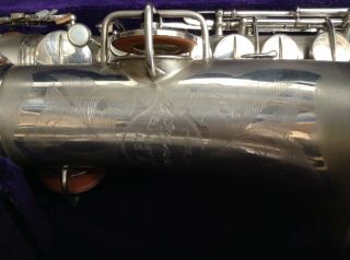 Vintage Conn Chu Berry Eb Alto Saxophone Silver Saxophone In 2