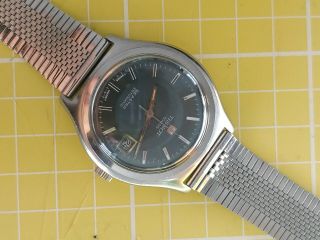 Vintage 1970s Tissot Seastar Cal 2481 (Omega 1481) serviced and running well 5