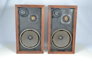 Acoustic Research AR - 3a Stereo Speakers - Vintage - AS - IS 5