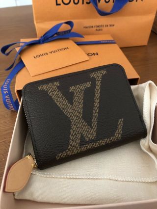 Rare Louis Vuitton Giant Monogram Zippy Coin Purse - Exclusive Online Prelaunch