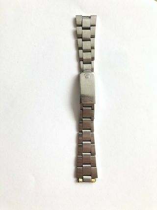 Vintage Rolex 7835 19 Steel Oyster Watch Bracelet Folded 19mm