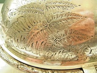 ENGLISH SILVERPLATE ELABORATE COVERED BUTTER AESTHETIC 2