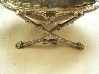 ENGLISH SILVERPLATE ELABORATE COVERED BUTTER AESTHETIC 4