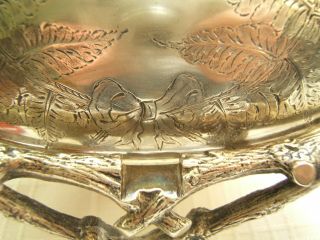 ENGLISH SILVERPLATE ELABORATE COVERED BUTTER AESTHETIC 8