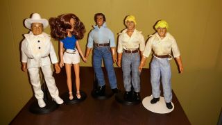5 Vintage Mego Dukes Of Hazzard With Coy