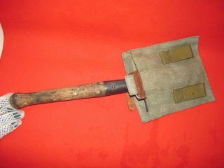 Military Russian USSR Red Army shovel with cover 1944 WW2 EXC 6