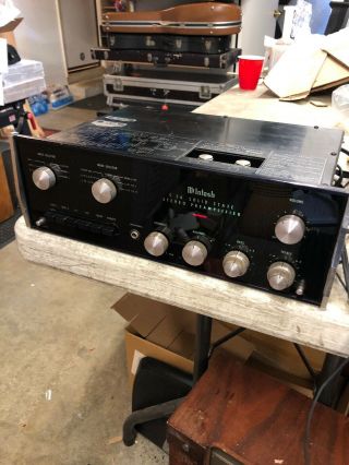 Vintage Mcintosh C26 Solid State Stereo Preamplifier Preamp Audiofile Vgc