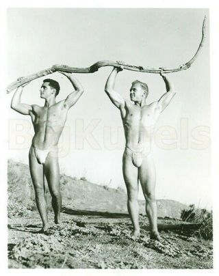 1940s Rare Early Vintage Mizer Male Nude Millard & Friend Amg Muscle Beefcake