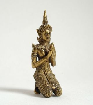 Fine Antique 19th Century Thai Gilt Bronze Figure