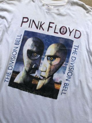 Vintage Pink Floyd The Division Bell Tour T Shirt 1994 XL Single Stitch 2