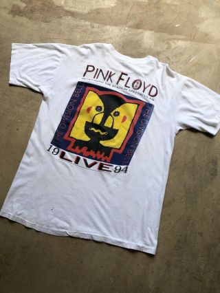 Vintage Pink Floyd The Division Bell Tour T Shirt 1994 XL Single Stitch 3