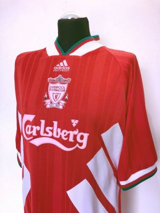 FOWLER 23 Liverpool Vintage adidas Home Football Shirt Jersey 1993/95 (XL) 5