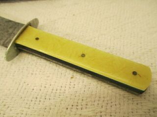 Vintage JEAN CASE CUT CO Little Valley NY Fixed Blade Hunting Knife w/Sheath 3