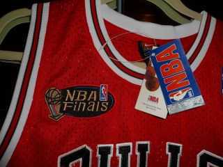 1997 - 98 NBA Finals Nike Dennis Rodman Authentic Bulls Jersey 48 Vintage Rare 2