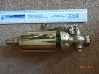 Vintage Powells Improved Brass Steam Whistle In