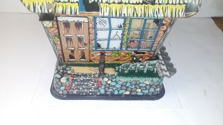 Vintage Marx Hootin Hollow Haunted House Tin Battery Operated Toy ALL 2