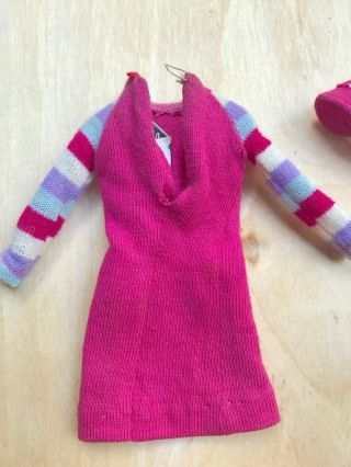 htf Vintage Mod tnt Barbie Japanese Exclusive Stripe Knit 2616 4