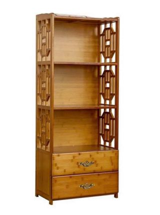 Bamboo Antique Style Multi - Function Book Shelf Storage Choice Elegant 楠竹书架置物架