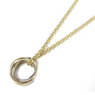 Cartier Trinity Necklace 18kyg (750) Yellow Gold Vintage