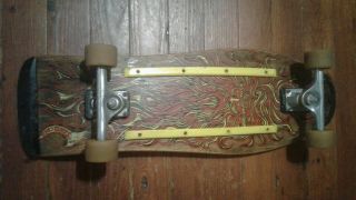 Vintage ULTRA Rare Santa Cruz Jason Jessee Sun God complete skateboard 11