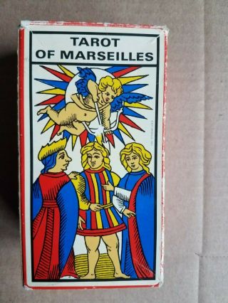 Tarot Of Marseilles,  B.  P.  Grimaud (1963/1969) Vintage,  Oop