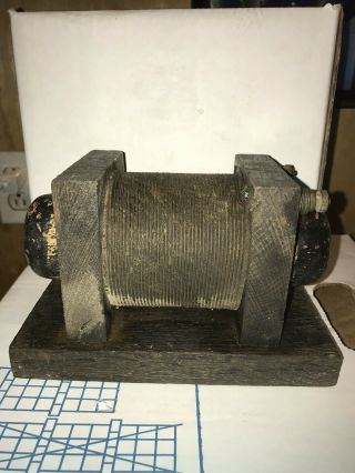 Vintage Antique Make N Break,  Hit Miss Coil Acadia Engine Coil Stamped W.  T.  R.