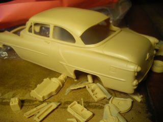 Mcw Resin 1953 Oldsmobile Sedan Body & Parts Builder Kit Vintage Rare