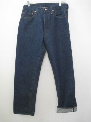 Vintage Levi ' s 501 Redline Selvedge Jeans Tag Size 34 X 32 2