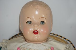 Antique Composition Baby Doll.  Near.  1920s - 1930’s.  A Piece Of History 24”