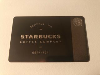 Starbucks 2013 Limited Edition Rose Gold Metal Gift Card - $0 balance.  VERY RARE. 2